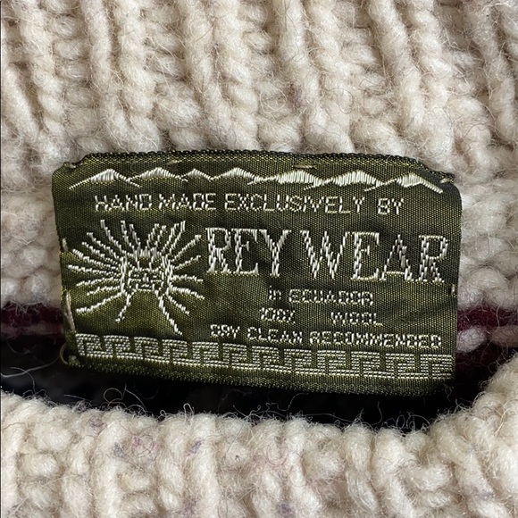 Vintage Rey Wear in Ecuador wool sweater - Picture 6 of 6
